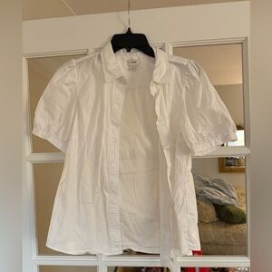 J. Crew Factory White Button Down Shirt